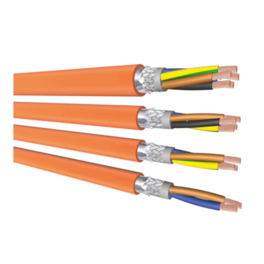 Coroflex FHLR2GCB2G (9-2641) 2 Core shielded 4.0mm²