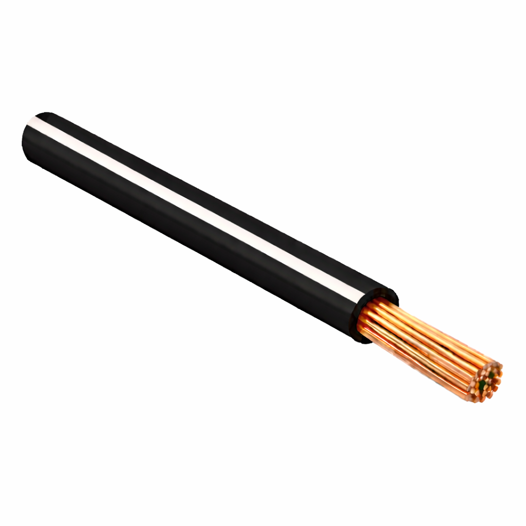 FLRY-B ISO 6722 Class B Thinwall Single-Core Wire 1.0 mm² 100m - Black / White