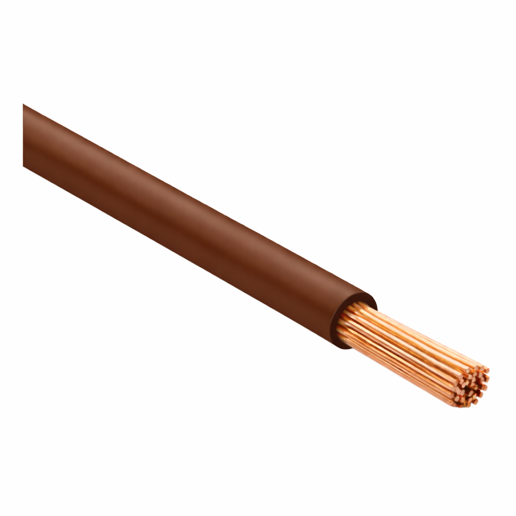 FLRY-B ISO 6722 Class B Thinwall Single-Core Wire 8.5 mm² 100m - Brown