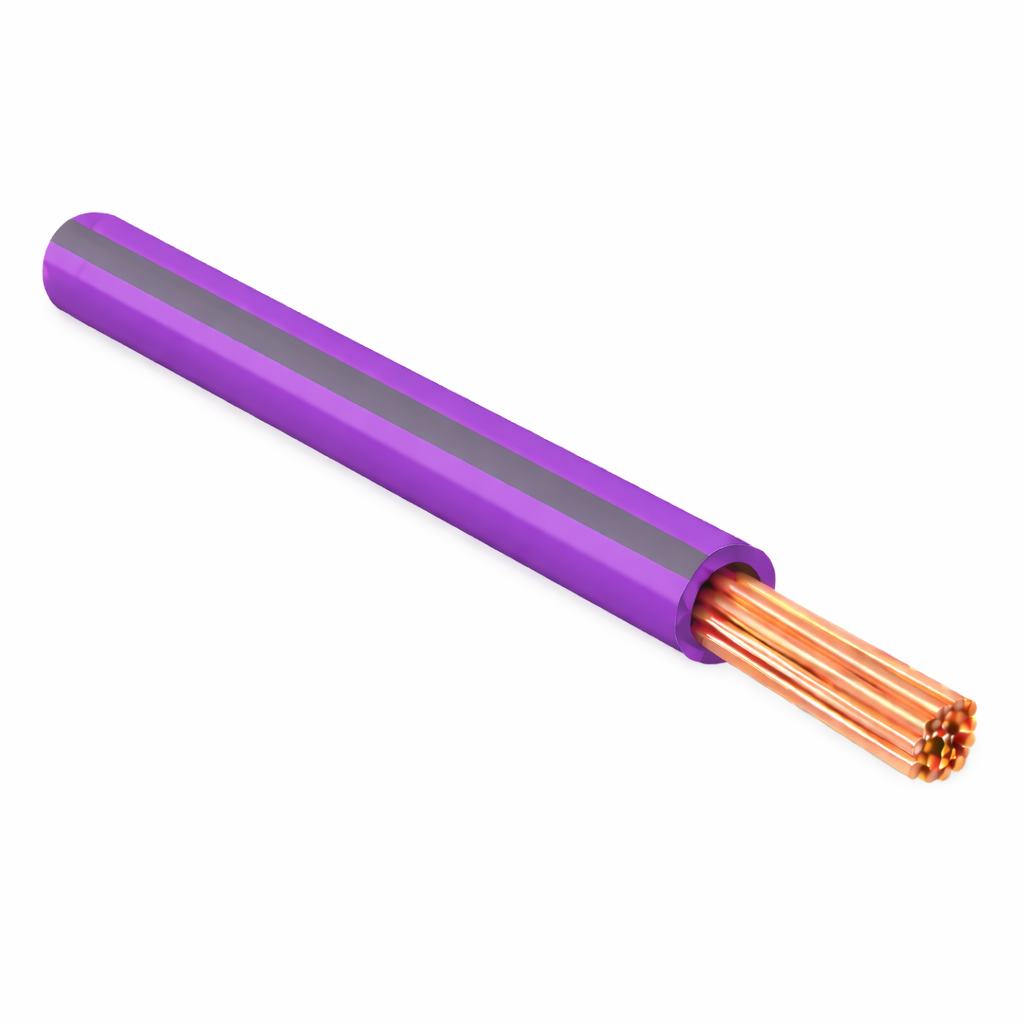 FLRY-B ISO 6722 Class B Thinwall Single-Core Wire 0.5 mm² 100m - Purple / Slate