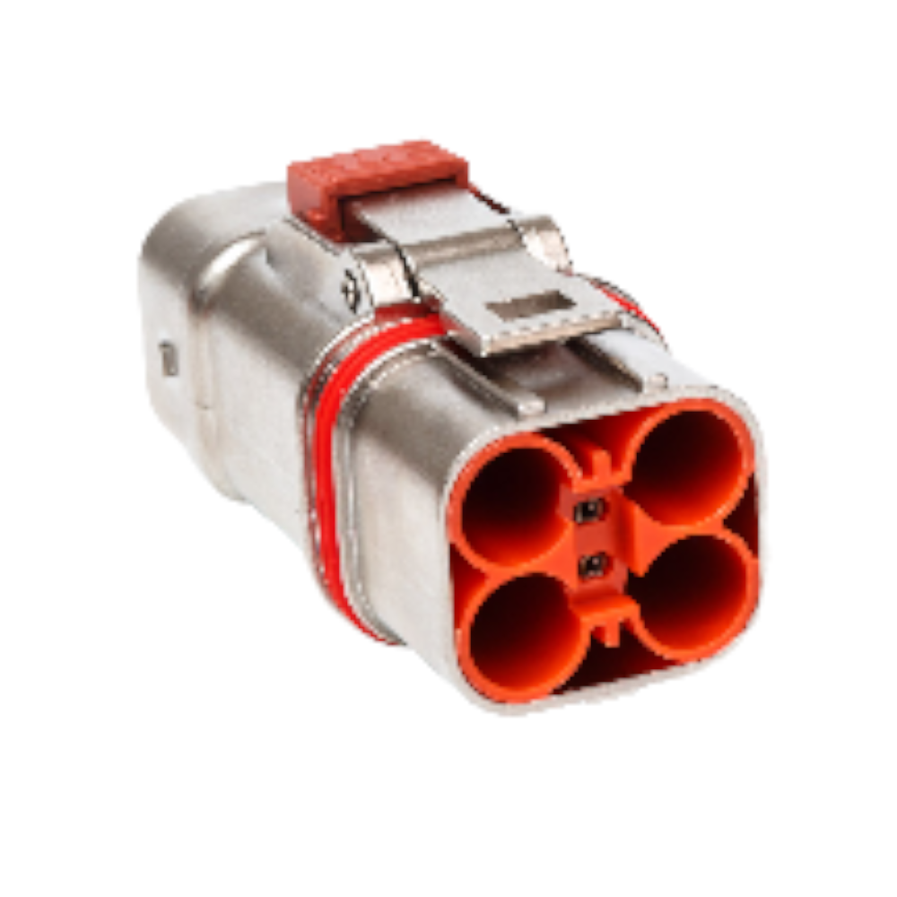 Amphenol PowerLok PL184X-41-4 4mm 4 way straight 4mm X