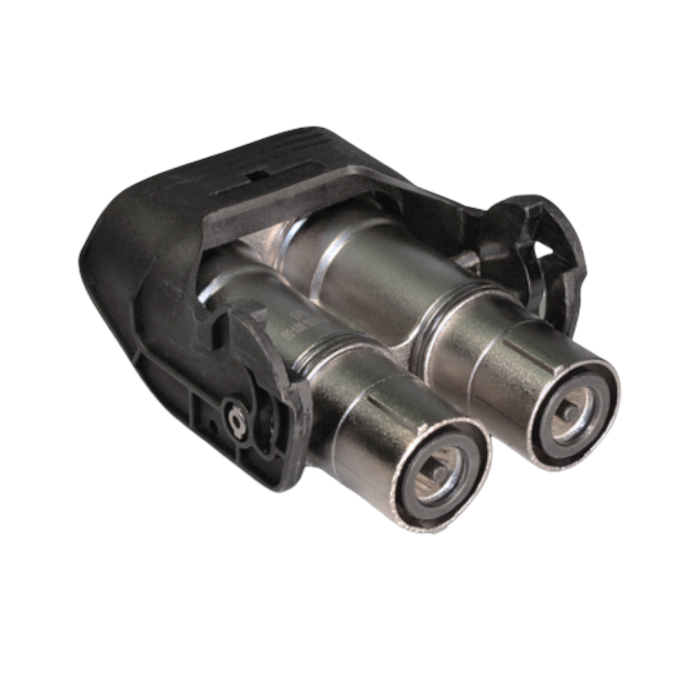 Amphenol PowerLok PL182X-301-50 10mm 2 way plug straight 50mm X