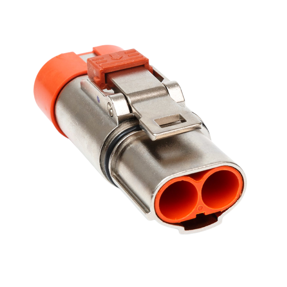 Amphenol PowerLok PL182X-61-4 2 way straight 4mm X key