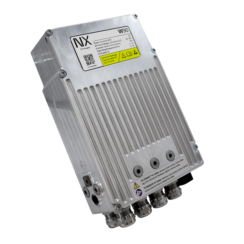 NX Technologies W90 AC Motor Controller, 48-400V, 410A, 90kW (Nominal)