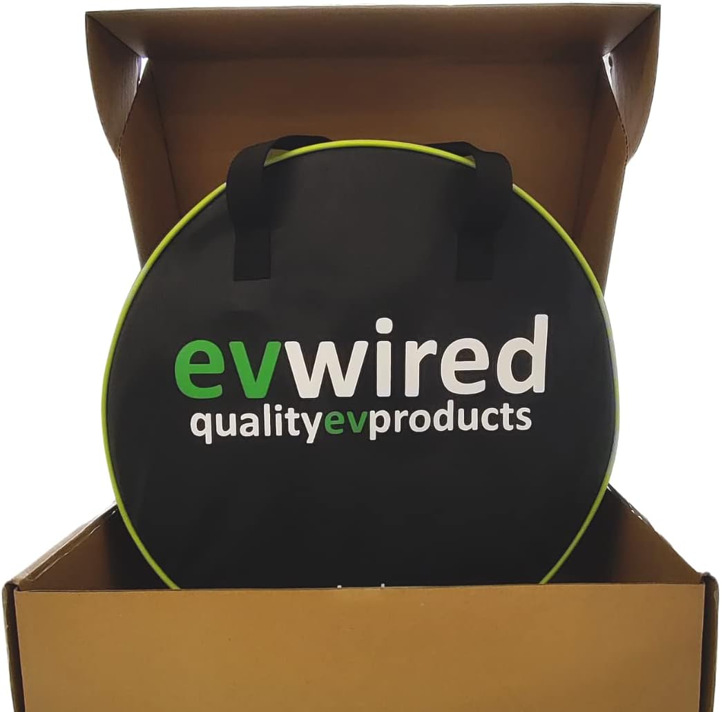 EV Wired EVW5M13A-T2UK 5m straight 13Amp Type 2 - 3 Pin UK Charging Cable