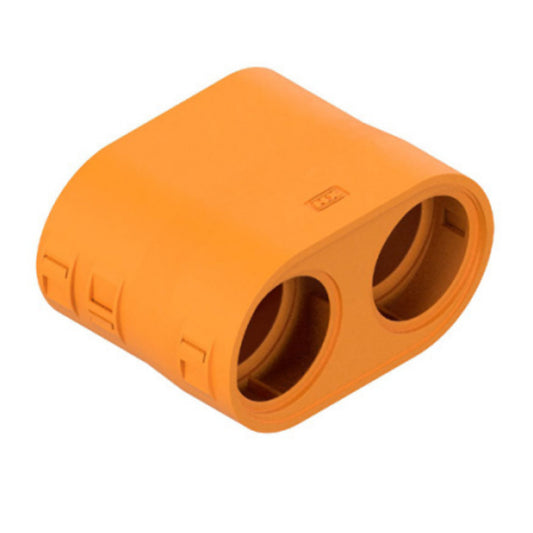 Harnessflex EVO™ CI28-PL282-PL30028mm conduit interface back shell for Amphenol Powerlok 300 double - Orange