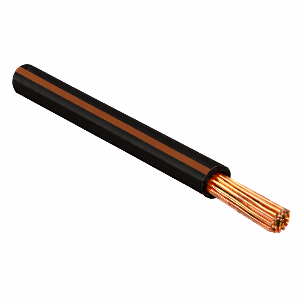 FLRY-B ISO 6722 Class B Thinwall Single-Core Wire 1.0 mm² 100m - Black / Brown