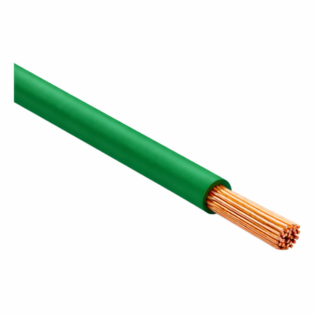 SXL SAE J1128 Single-Core Automotive Wire 8 AWG 100m - Green