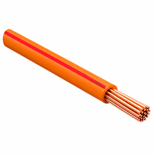 FLRY-B ISO 6722 Class B Thinwall Single-Core Wire 0.5 mm² 100m - Orange / Red