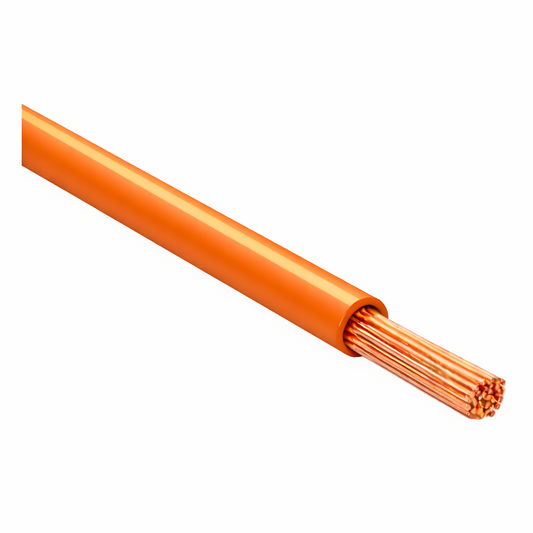 FLRY-B ISO 6722 Class B Thinwall Single-Core Wire 0.75 mm² 100m - Orange / Yellow