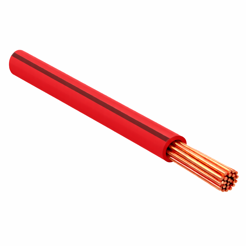 FLRY-B ISO 6722 Class B Thinwall Single-Core Wire 1.0 mm² 100m - Red / Brown
