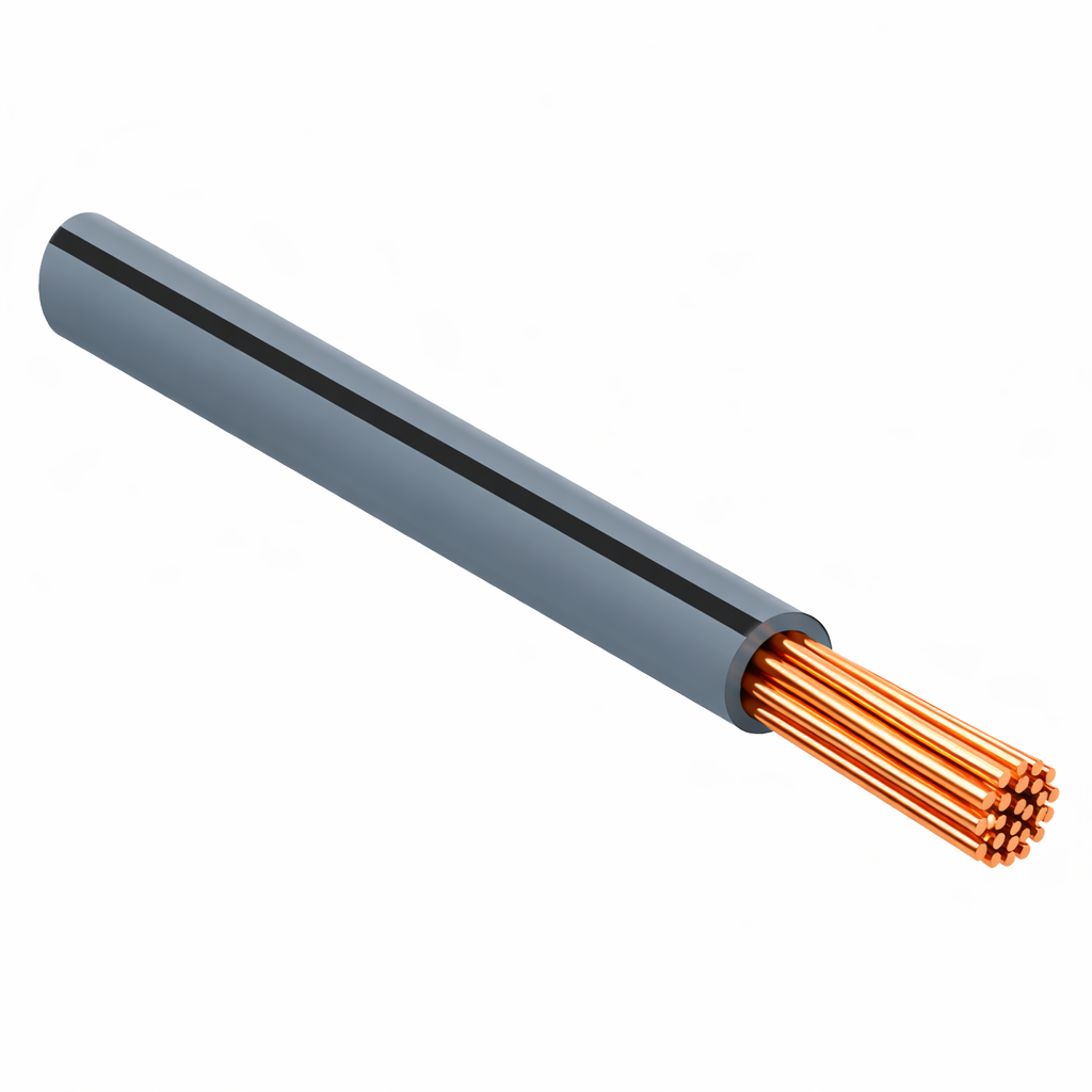 FLRY-B ISO 6722 Class B Thinwall Single-Core Wire 1.0 mm² 100m - Slate / Black