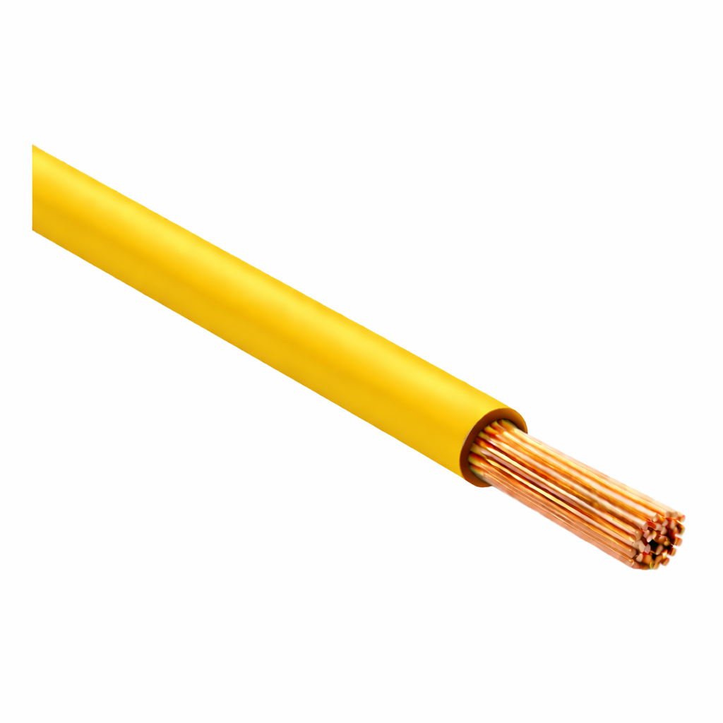 SXL SAE J1128 Single-Core Automotive Wire 8 AWG 100m - Yellow