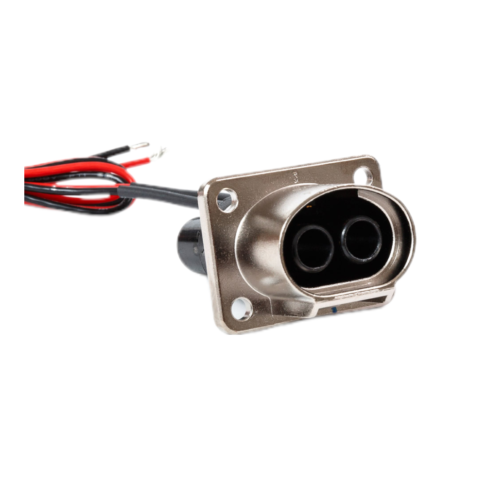 Amphenol PowerLok PL082X-61-4 2 way panel mount 4mm X key