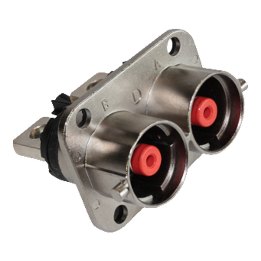 Amphenol PowerLok PL082Y-301-10M10 2 way receptacle M10 busbar lug Y