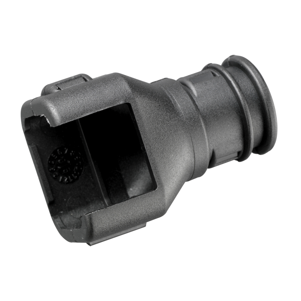 Harnessflex CI12-AT4PL Ampseal 4-Way connector to NC12 conduit interface - Black