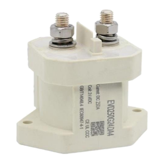 Estar EVD250G12DA4 12V Contactor, Aux: Normally Open, Continuous duty